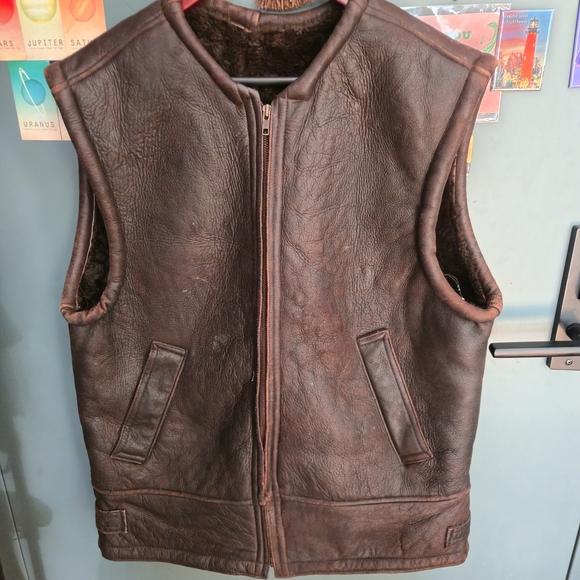 J.J. Farmer Other - Men's Brown Leather Vest